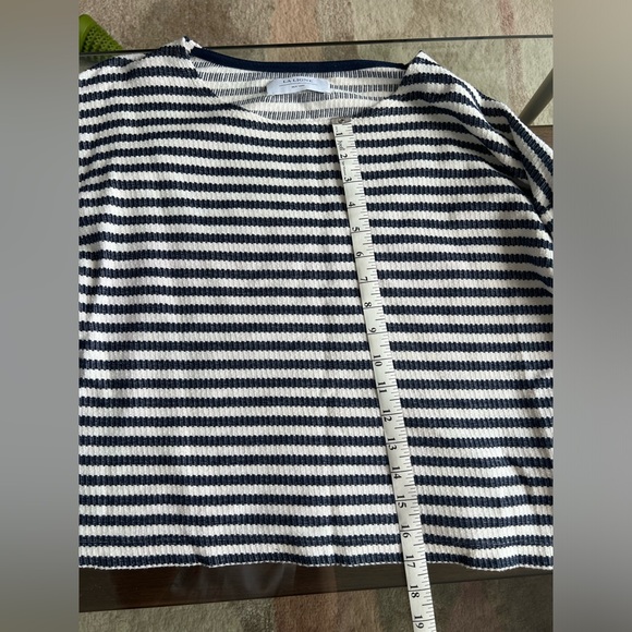 La Ligne Striped Bateau Neckline Sweater - Picture 4 of 6